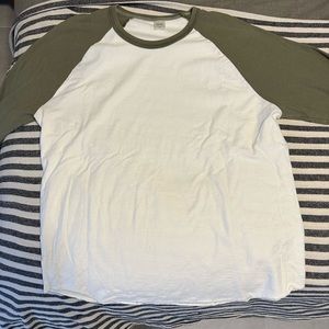 Buck Mason Raglan/Baseball Tee - Size L